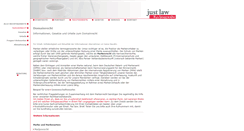 Desktop Screenshot of markenrecht.justlaw.de